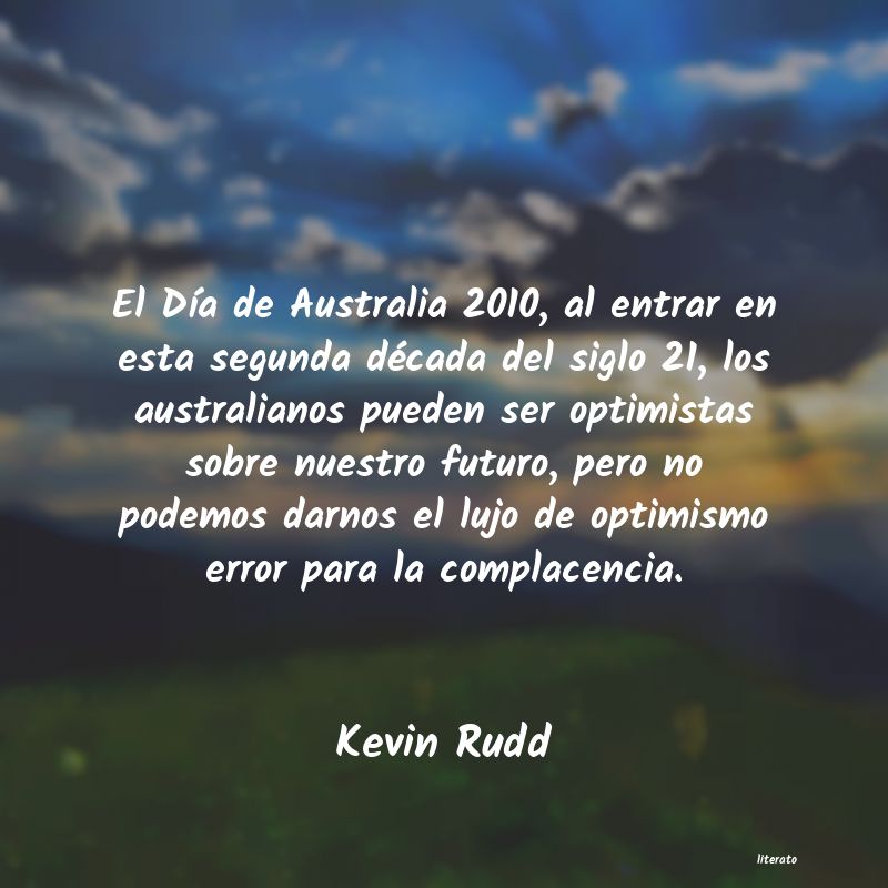 Frases de Kevin Rudd