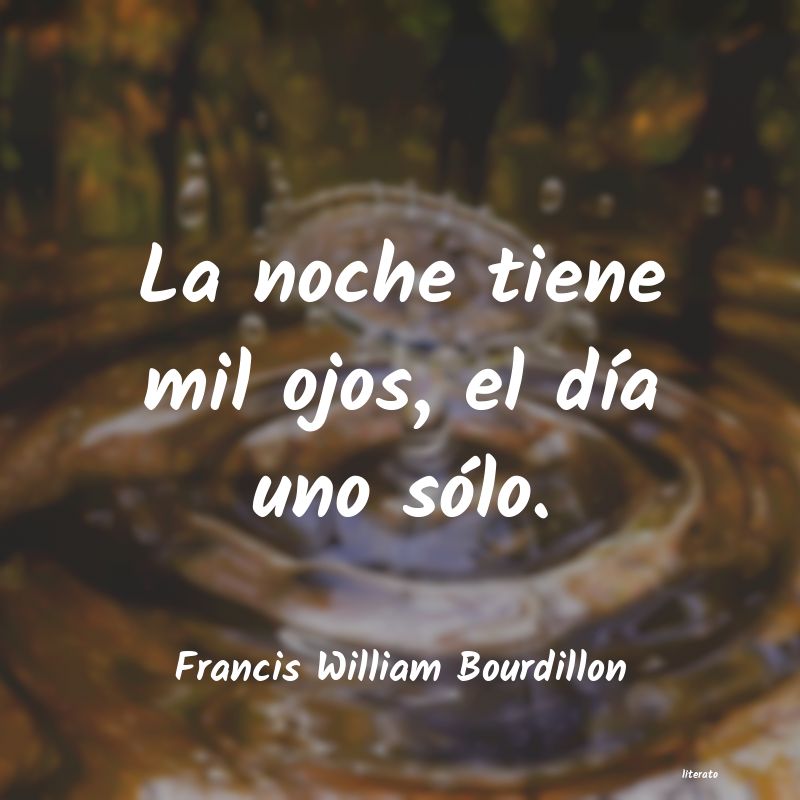 frases de Francis William Bourdillon