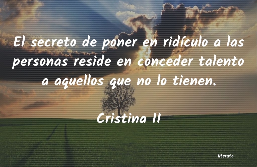 frases de Cristina II