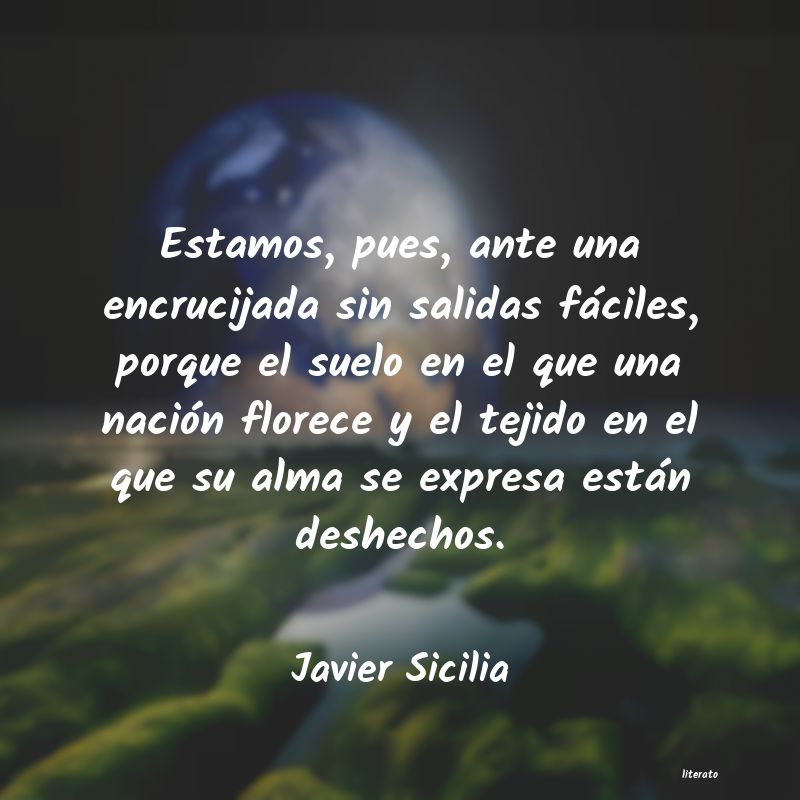 Frases de Javier Sicilia