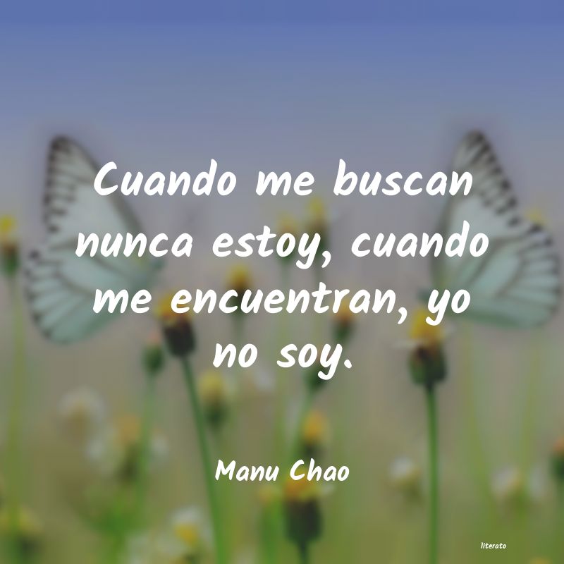 Frases de Manu Chao