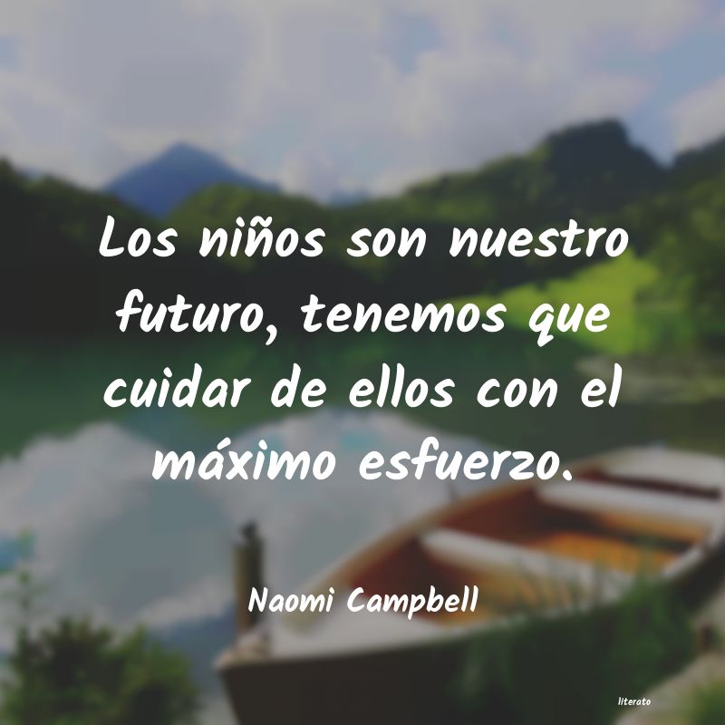 Frases de Naomi Campbell