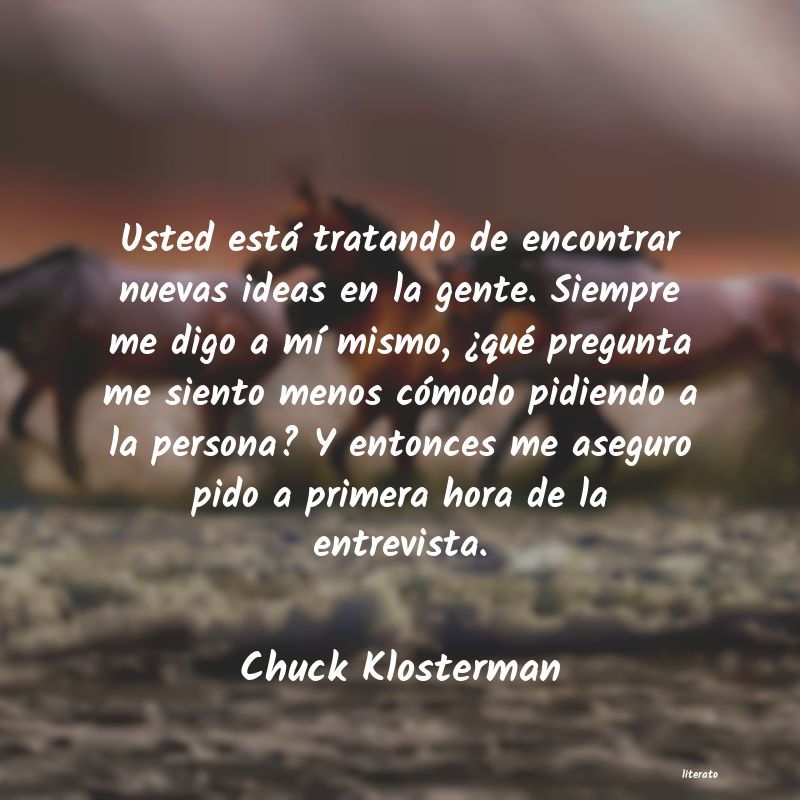 frases de Chuck Klosterman