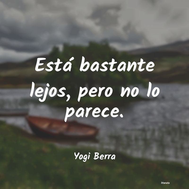 frases de Yogi Berra