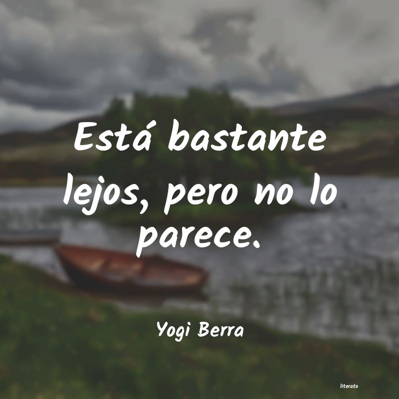 Frases de Yogi Berra