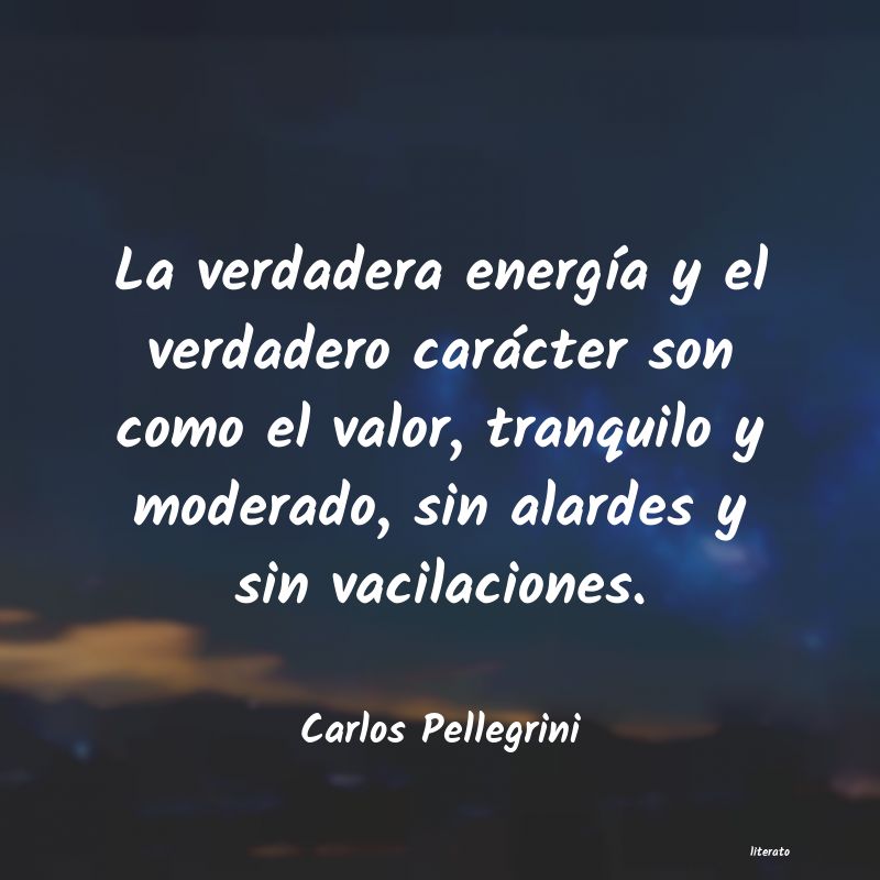 Frases de Carlos Pellegrini