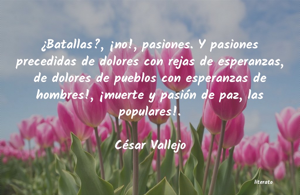 frases de César Vallejo