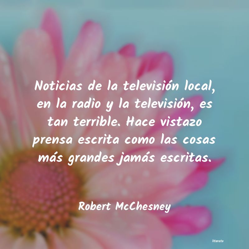 Frases de Robert McChesney