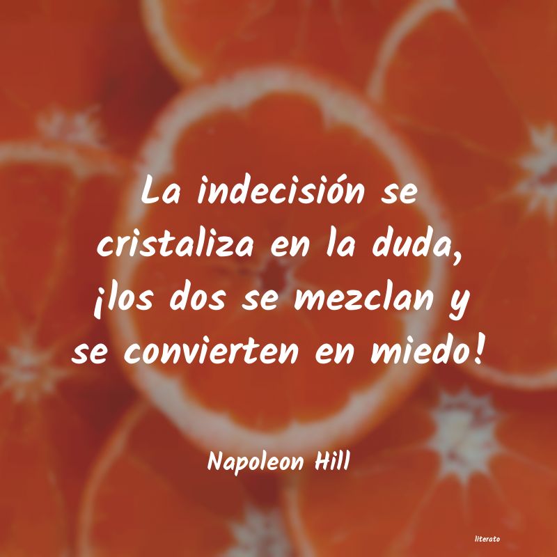 frases de Napoleon Hill