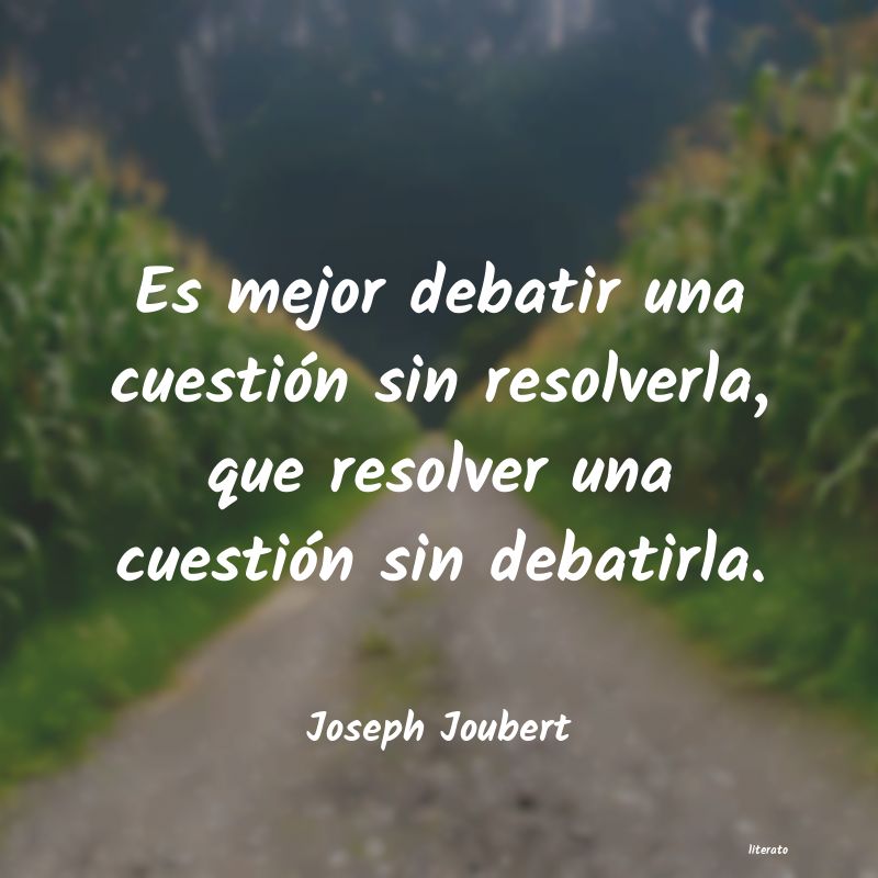 Frases de Joseph Joubert