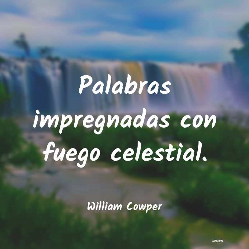 Frases de William Cowper