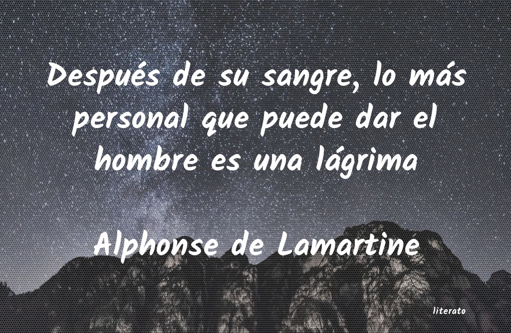 Frases de Alphonse de Lamartine