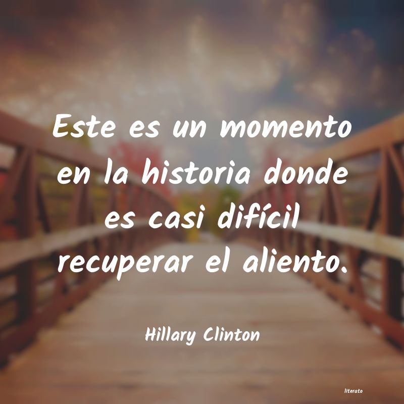 frases de Hillary Clinton