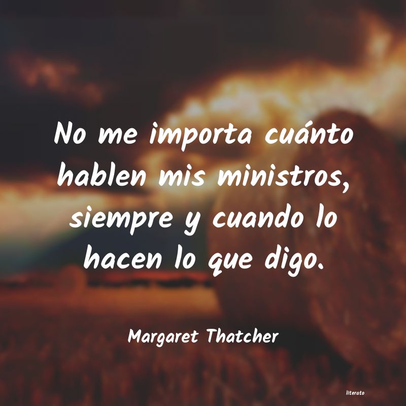 frases de Margaret Thatcher