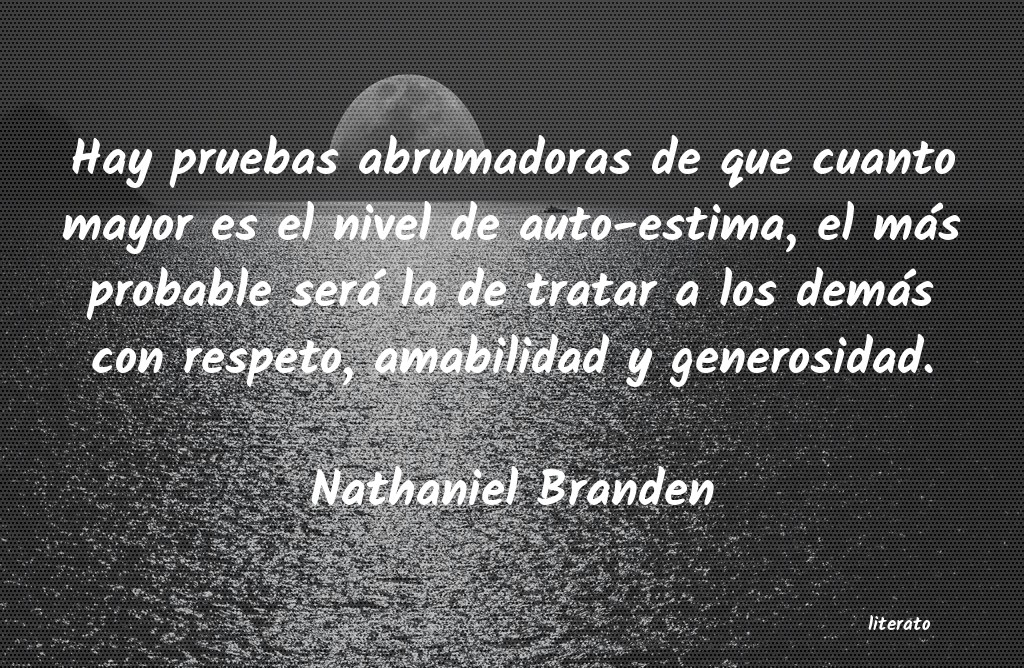 Frases de Nathaniel Branden