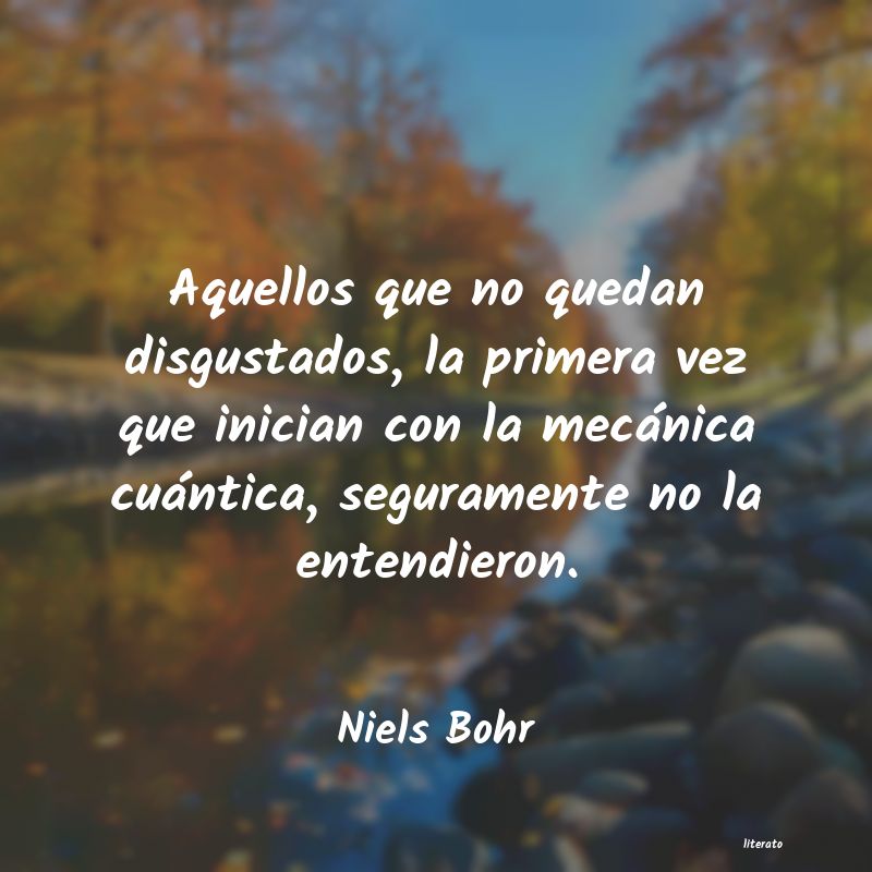 Frases de Niels Bohr