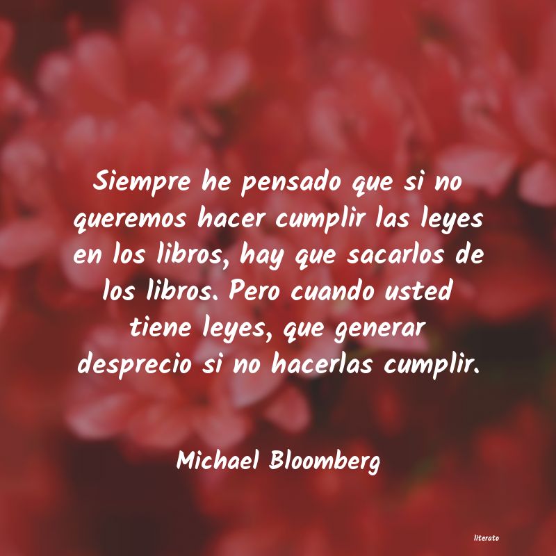 <ol class='breadcrumb' itemscope itemtype='http://schema.org/BreadcrumbList'>
<li itemprop='itemListElement'><a href='/autores/'>Autores</a></li>
<li itemprop='itemListElement'><a href='/autor/michael_bloomberg/'>Michael Bloomberg</a></li>
</ol>