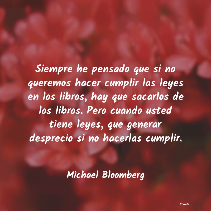 Frases de Michael Bloomberg