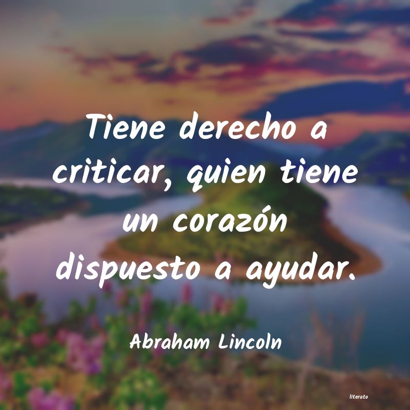 frases de Abraham Lincoln