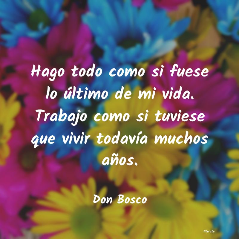 Frases de Don Bosco