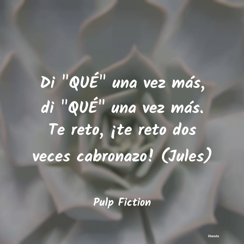 frases de Pulp Fiction