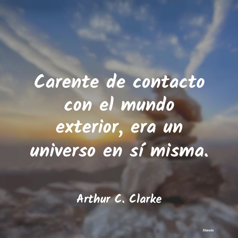 frases de Arthur C. Clarke