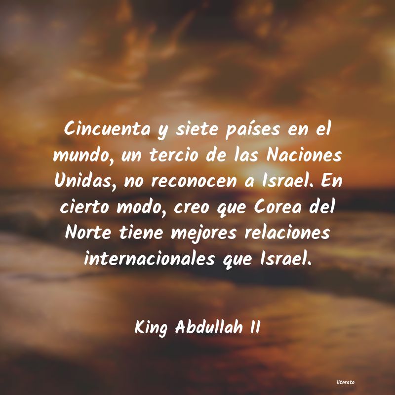Frases de King Abdullah II
