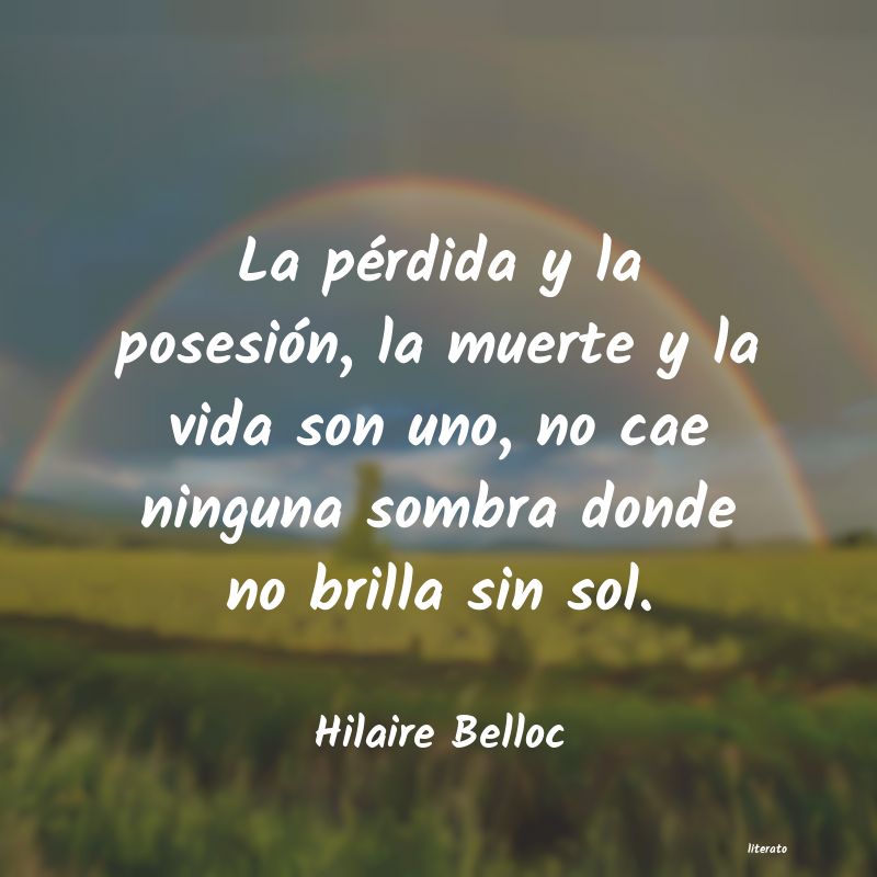 Frases de Hilaire Belloc
