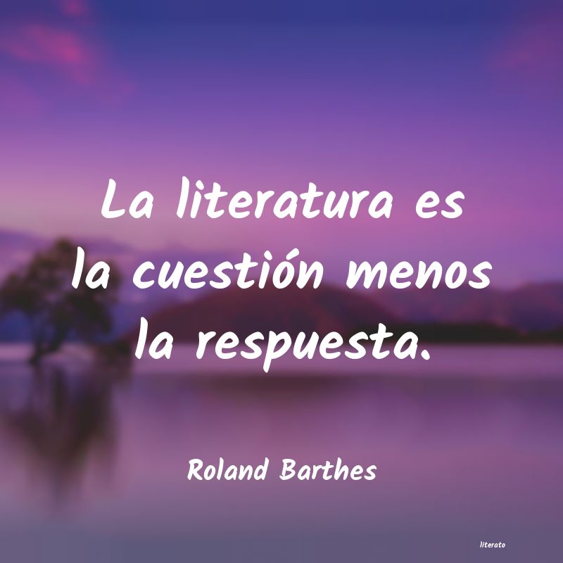 Frases de Roland Barthes