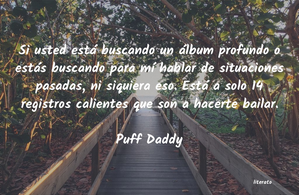 frases de Puff Daddy
