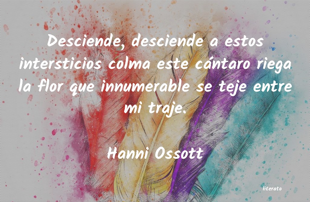 frases de Hanni Ossott