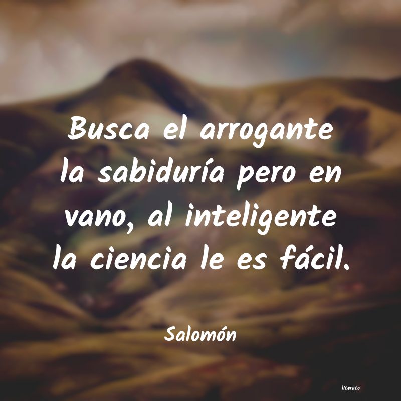 Frases de Salomón