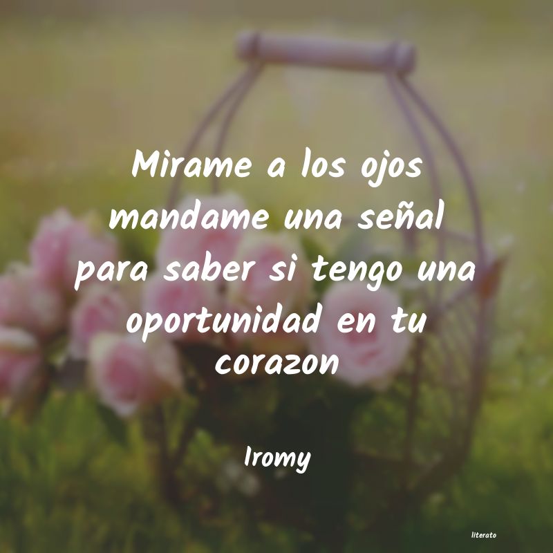 frases de Iromy