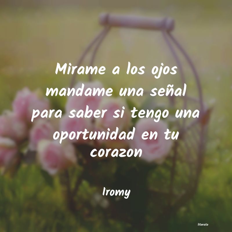 Frases de Iromy