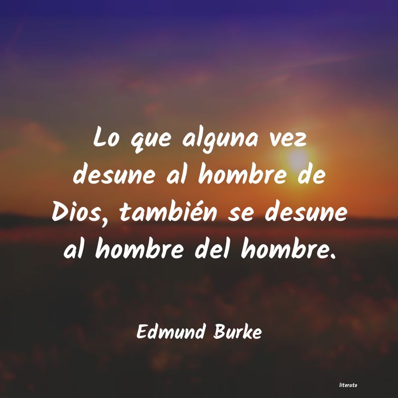 Frases de Edmund Burke