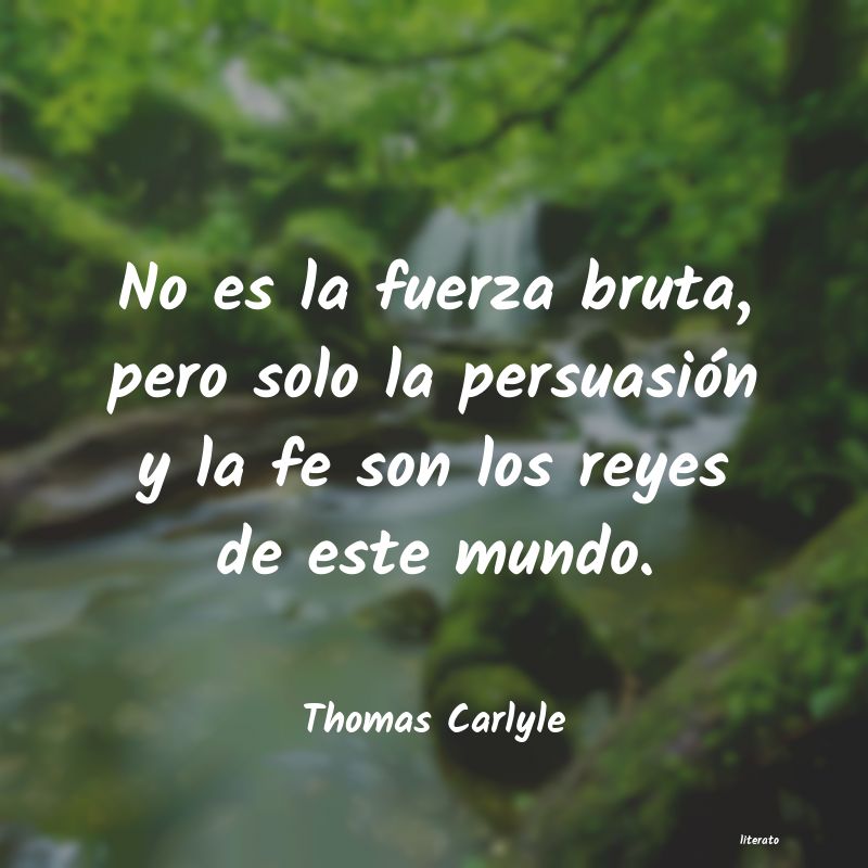 Frases de Thomas Carlyle