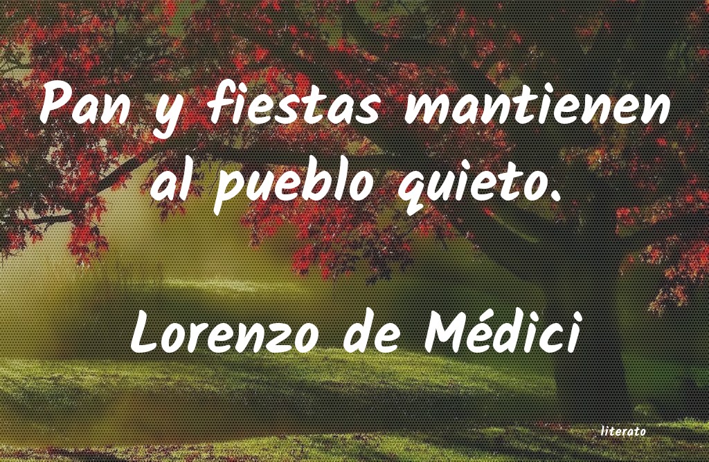 frases de Lorenzo de Médici