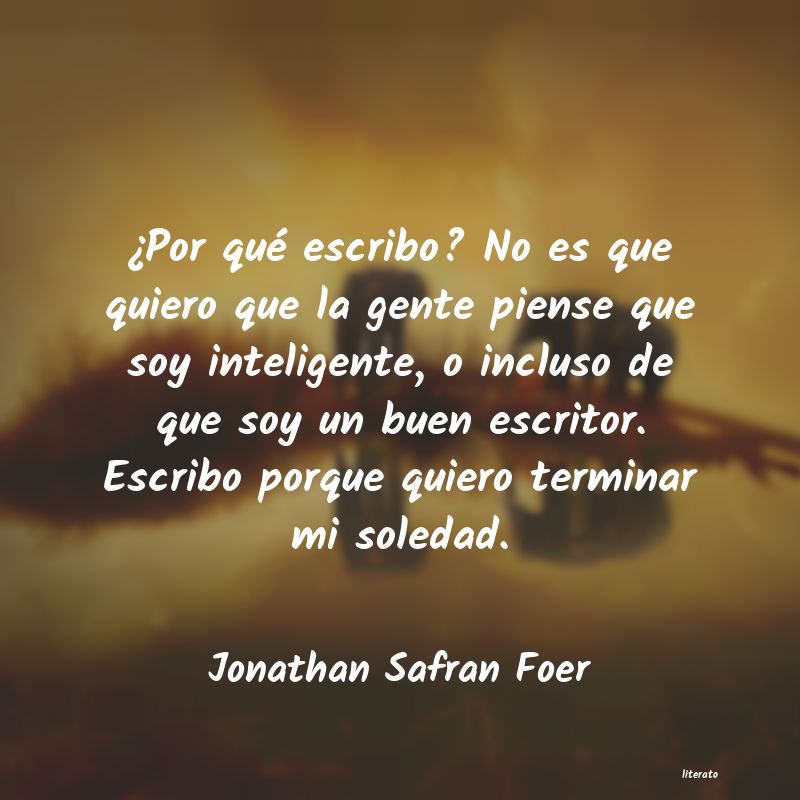 frases de Jonathan Safran Foer
