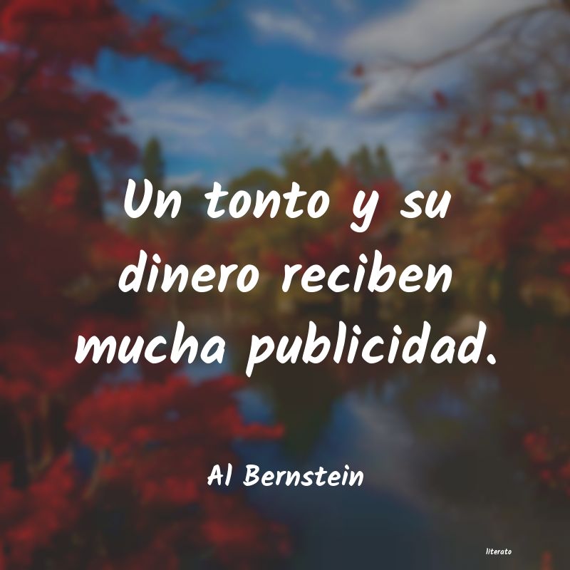 Frases de Al Bernstein