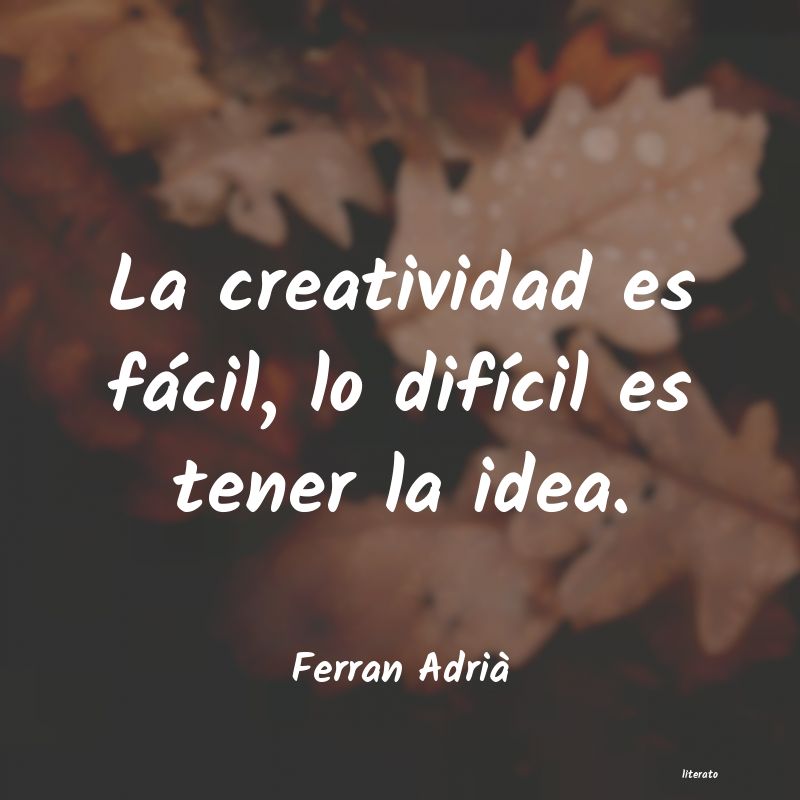 frases de Ferran AdriÃ