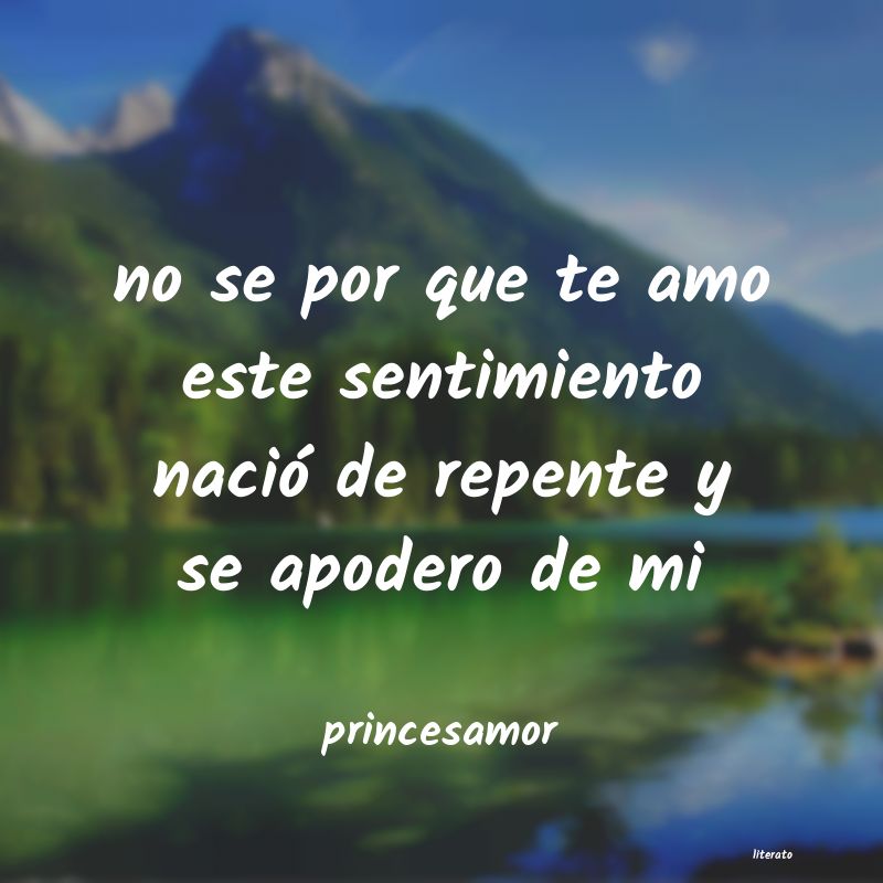 Frases de princesamor