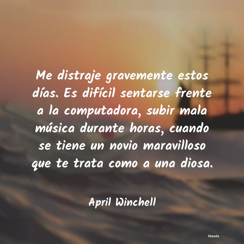 Frases de April Winchell