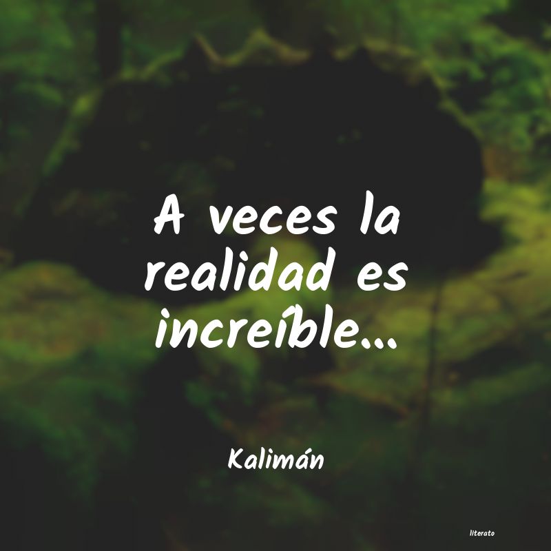 frases de Kalimán