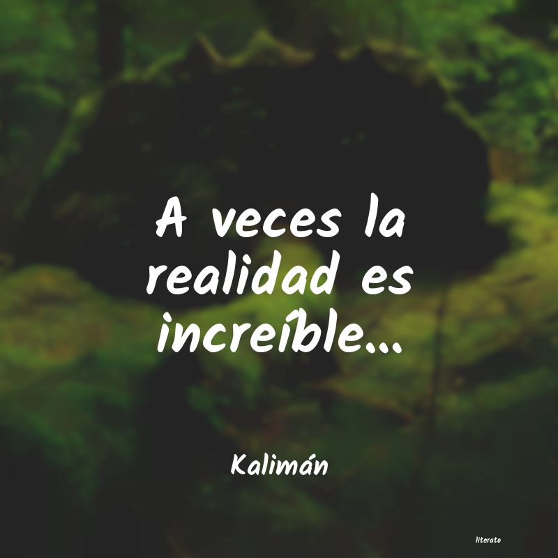 Frases de Kalimán