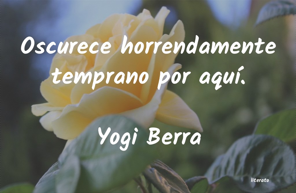 Frases de Yogi Berra