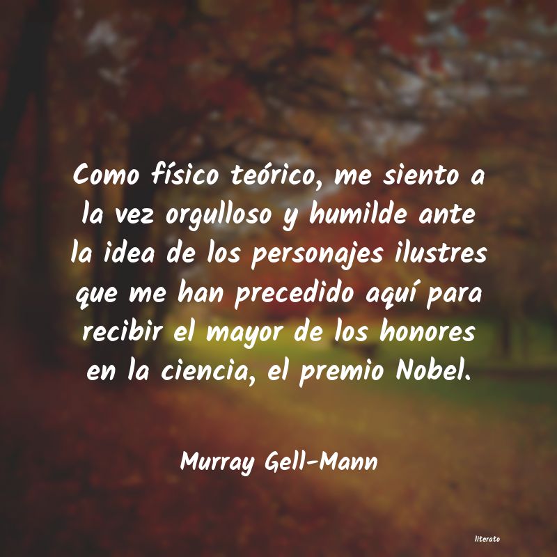 frases de Murray Gell-Mann