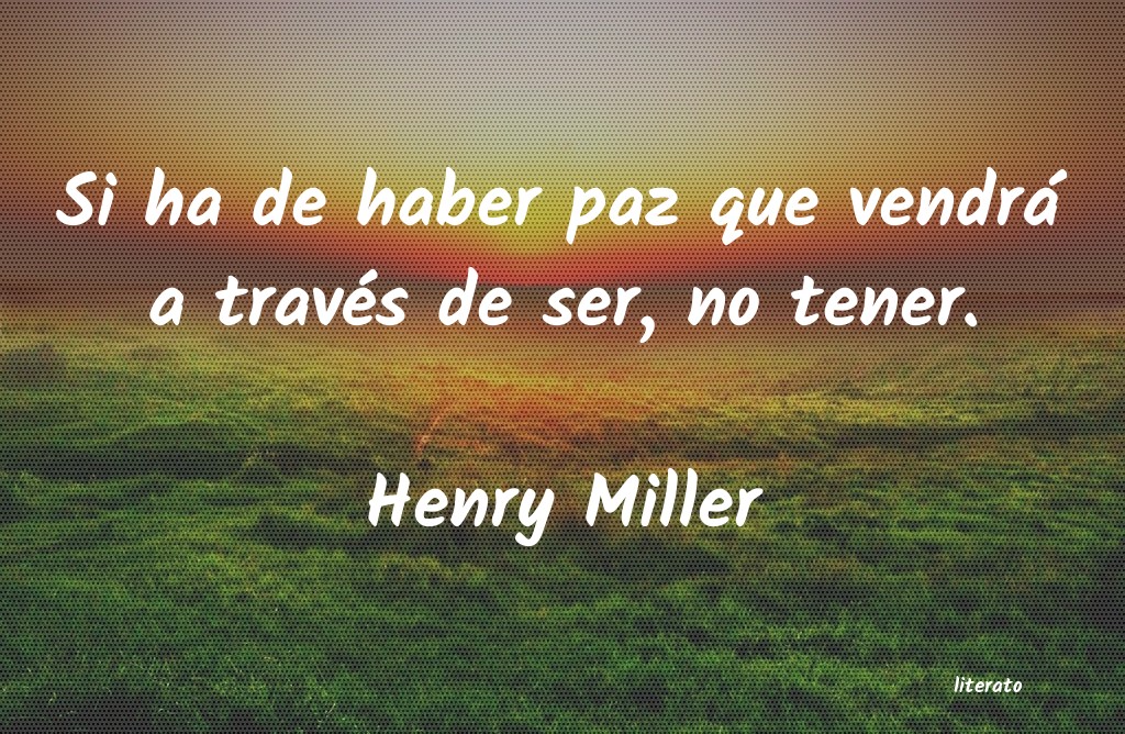 frases de Henry Miller