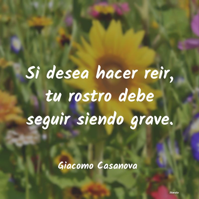 Frases de Giacomo Casanova