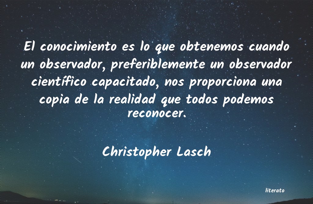 Frases de Christopher Lasch