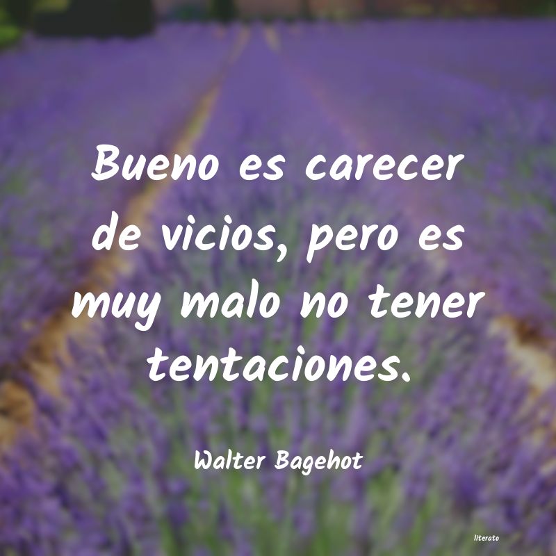 Frases de Walter Bagehot